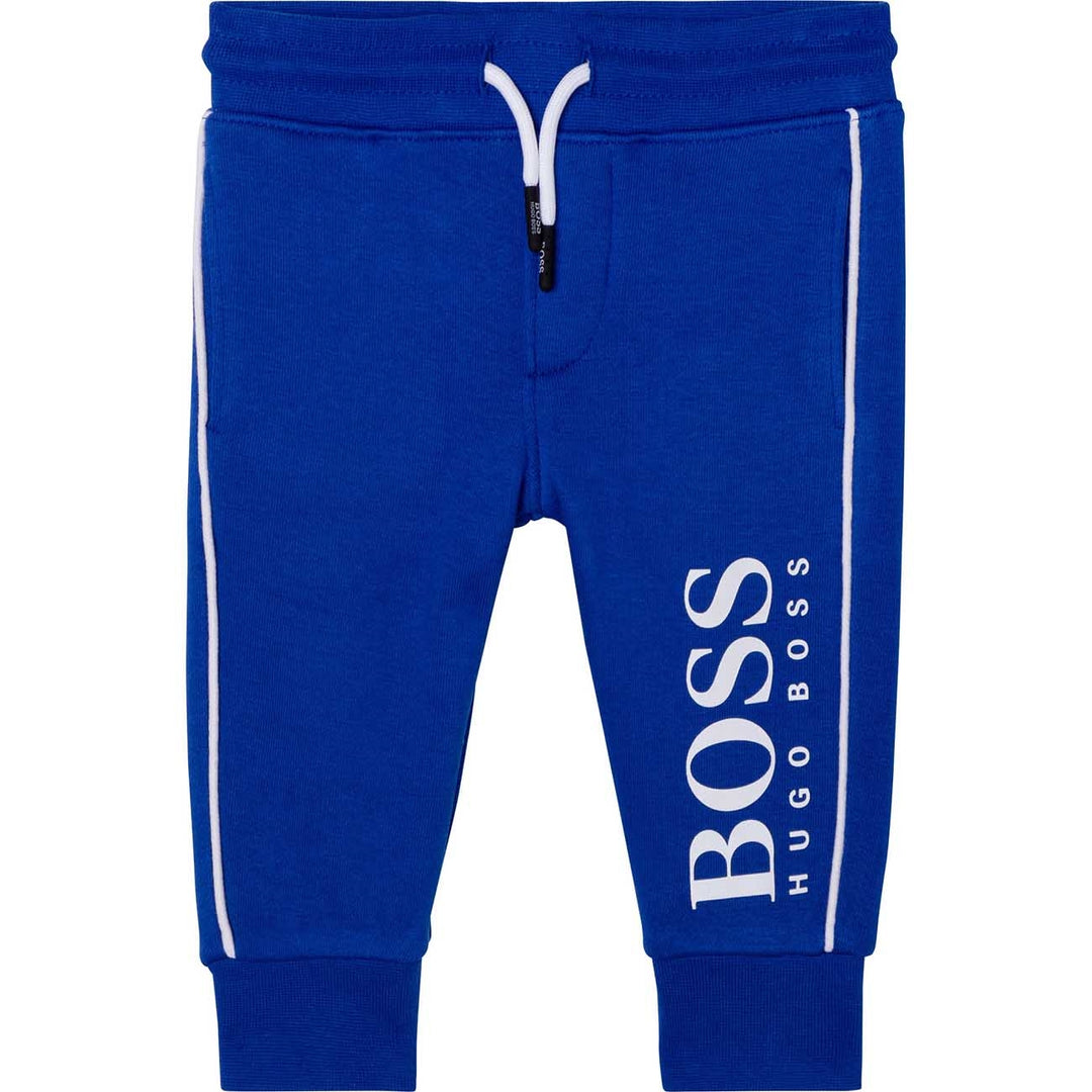 boss-Blue Logo Joggers-j04411-829