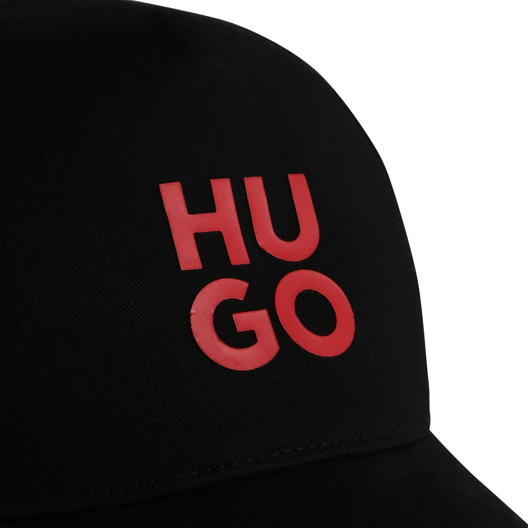 hugo-g00119-09b-Black Logo Cap