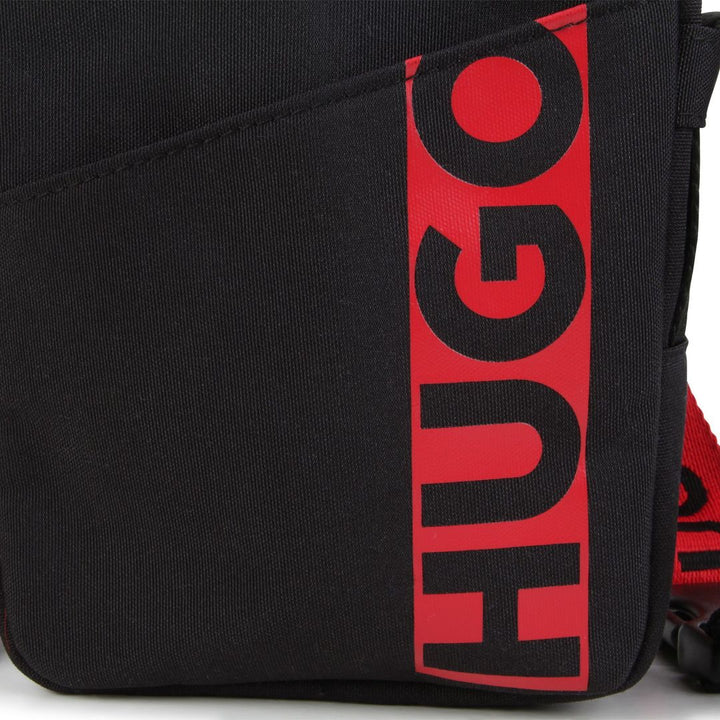 hugo-g00107-09b-Black Logo Bag