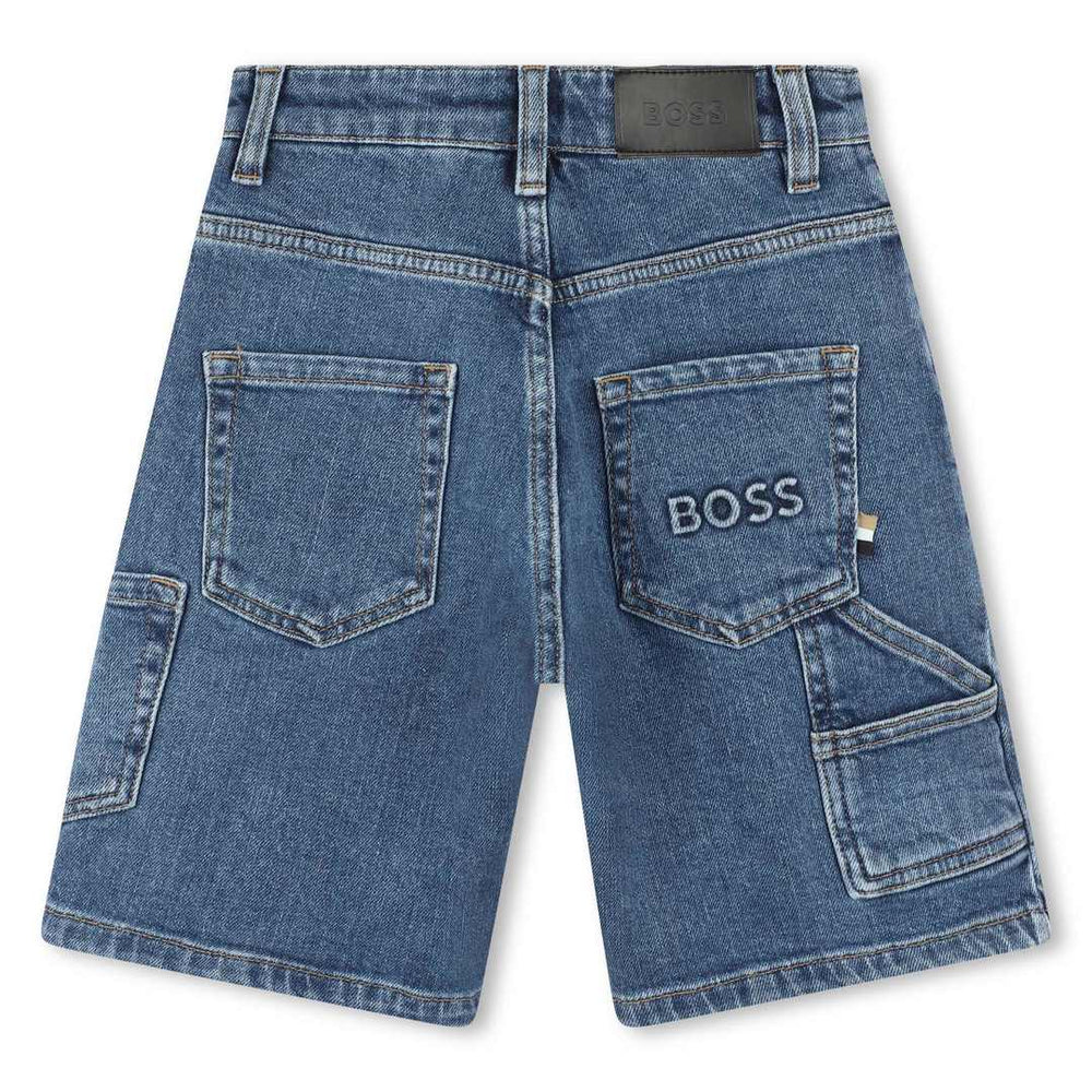 boss-j50990-z25-kb-Blue Denim Shorts