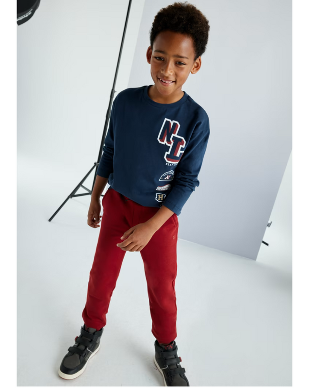 Kids Atelier- Mayoral- Boy Basic Tracksuit Bottoms
