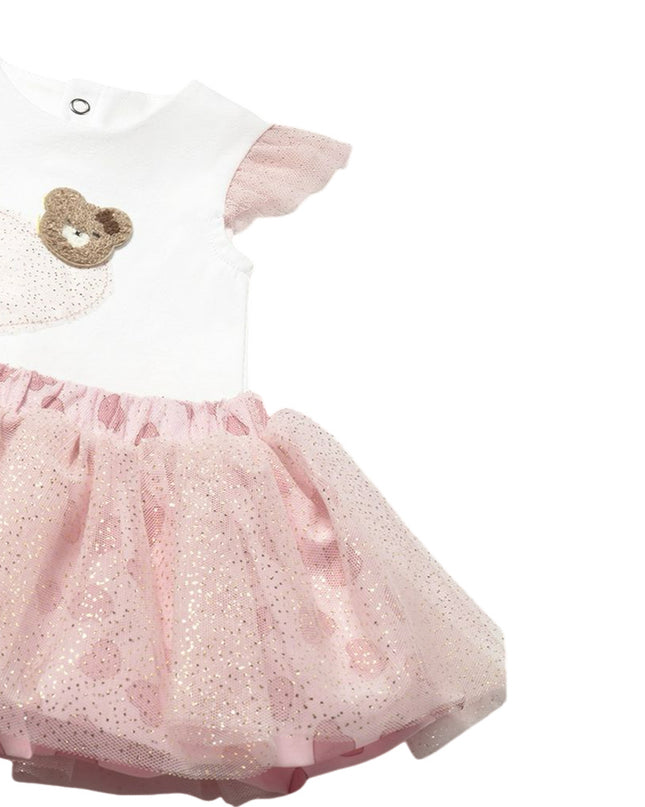 Kids Atelier-Mayoral-Newborn Tulle Skirt and T-Shirt Set