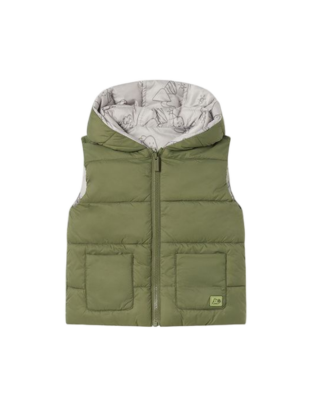 Kids Atelier- Mayoral- Reversible Printed Padded Gilet
