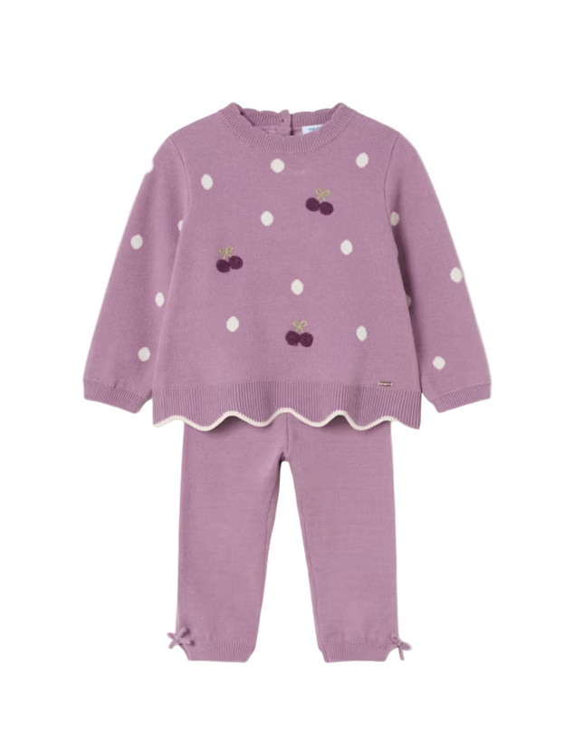 Kids Atelier- Mayoral-Baby Knit Pants and Sweater Set