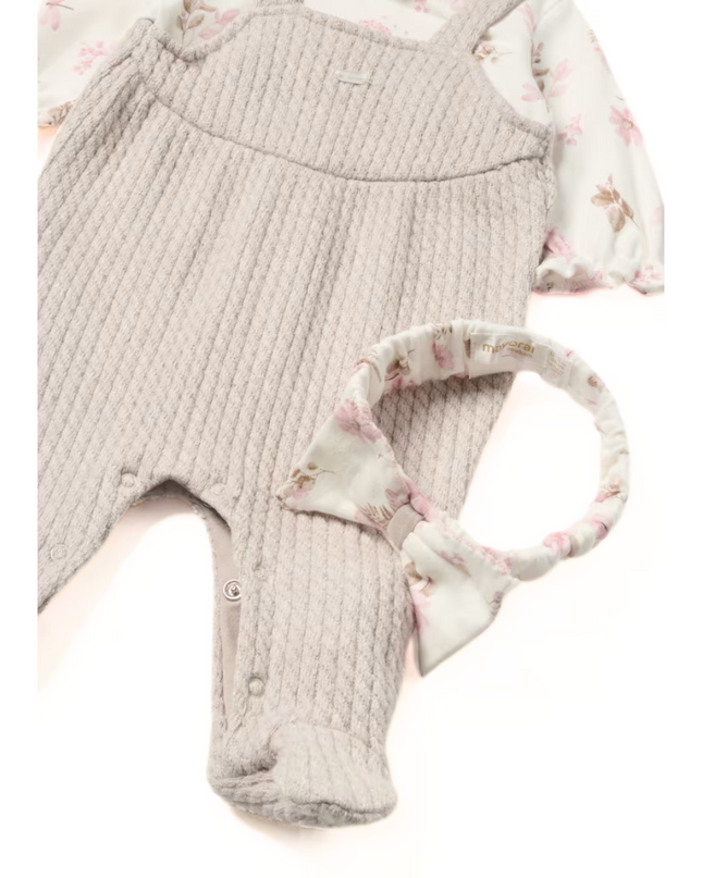 Kids Atelier-Mayoral- Baby Girl Romper and Headband Set
