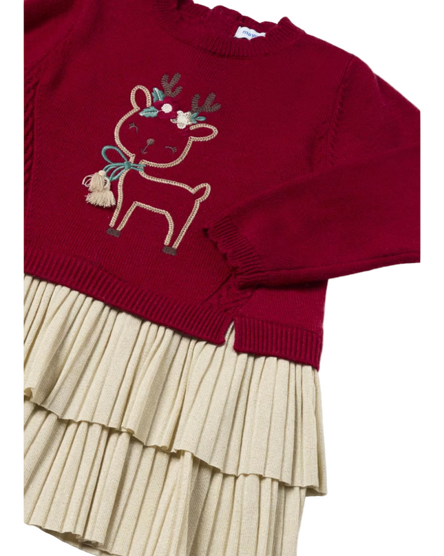 Kids Atelier- Mayoral- Baby Combined Knit Dress