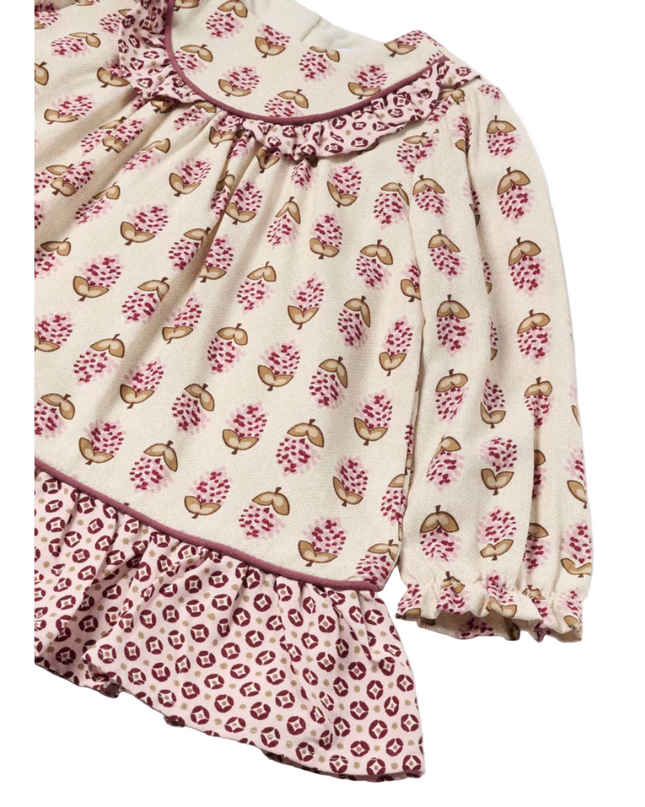 Kids Atelier-Mayoral-Baby Viyella Print Dress