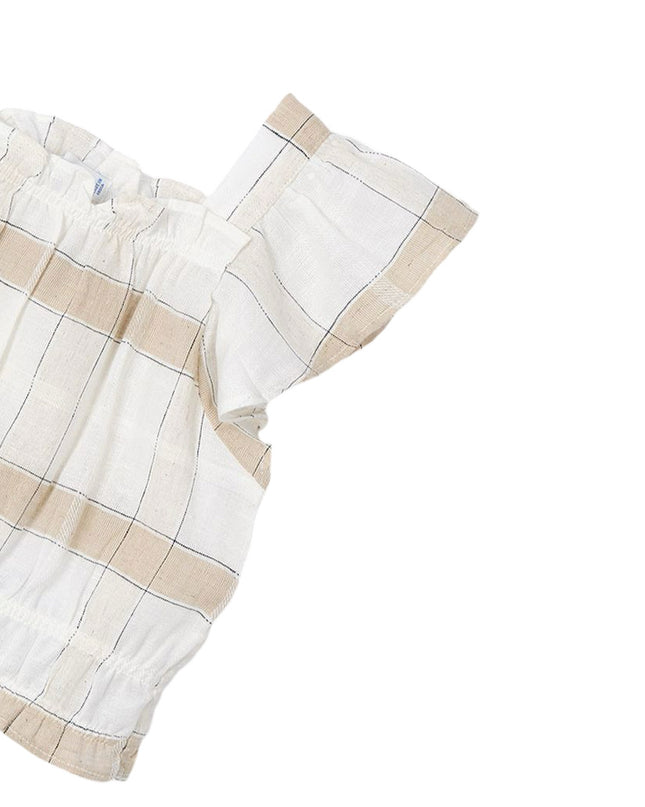 Kids Atelier-Mayoral-Girl Gingham Top