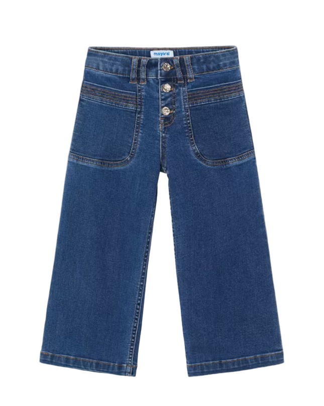 Kids Atelier-Mayoral-Girl's Flared Jeans