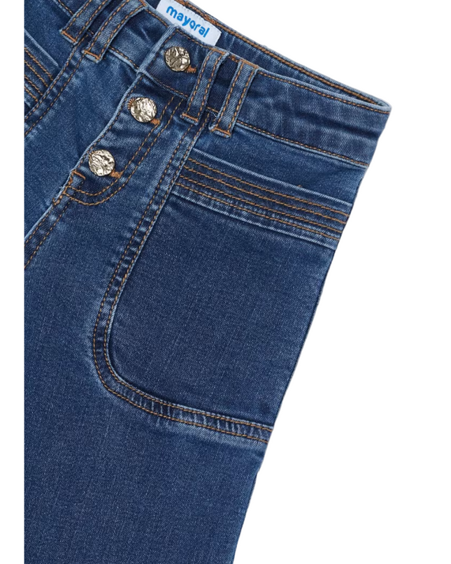 Kids Atelier-Mayoral-Girl's Flared Jeans
