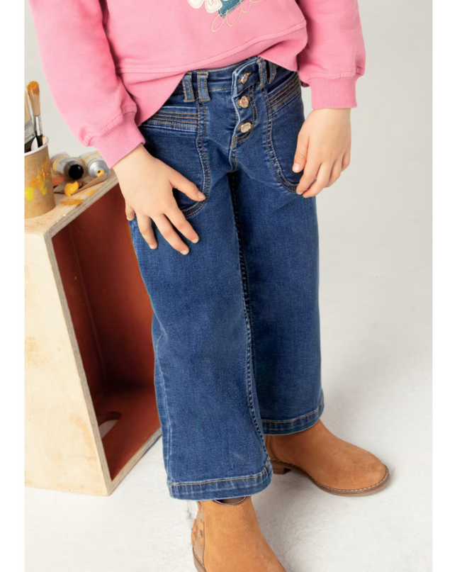 Kids Atelier-Mayoral-Girl's Flared Jeans