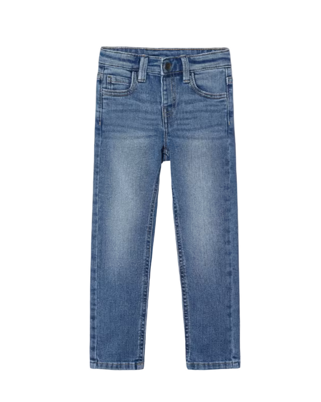 Kids Atelier-Mayoral-Boy Basic Fitted Jeans