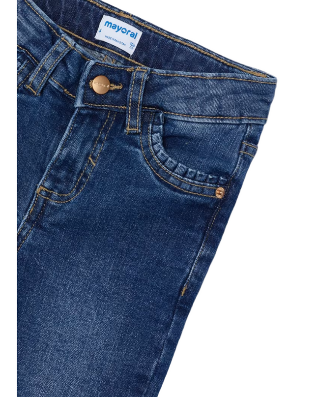 Kids Atelier-Mayoral-Girl Basic Skinny Jeans