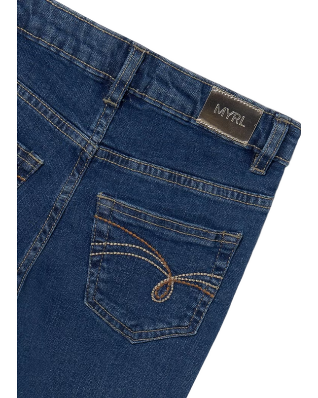 Kids Atelier-Mayoral-Girl Basic Flared Jeans
