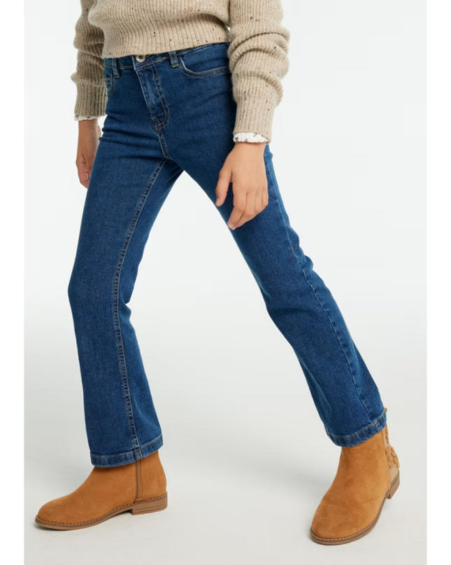 Kids Atelier-Mayoral-Girl Basic Flared Jeans