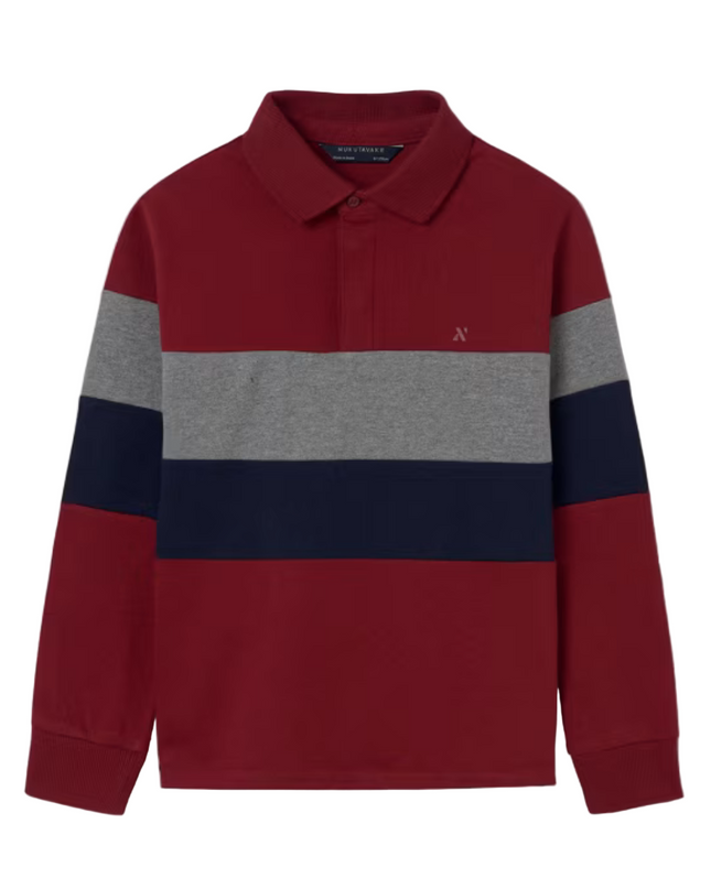 Kids Atelier- Mayoral- Boy Striped Polo Shirt
