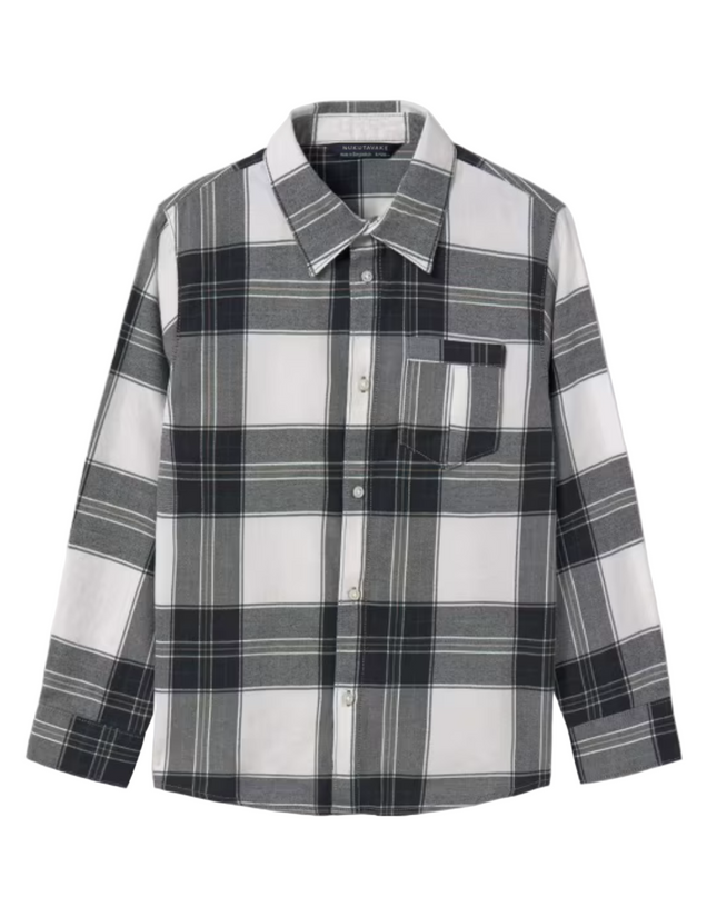 Kids Atelier- Mayoral- Boy Flannel Plaid Shirt