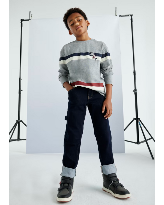 Kids Atelier- Mayoral- Straight Stitched Jeans For Boys