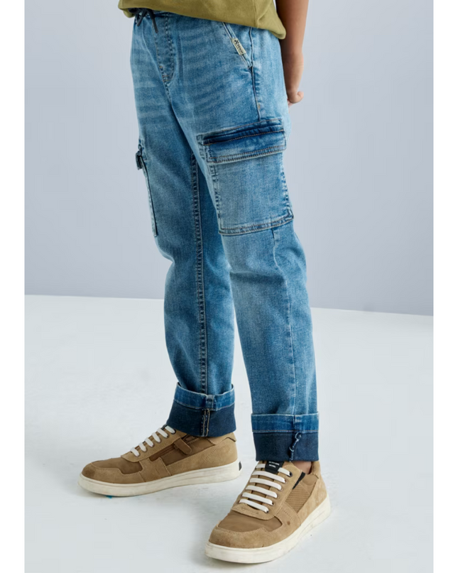 Kids Atelier- Mayoral- Boy Denim Cargos