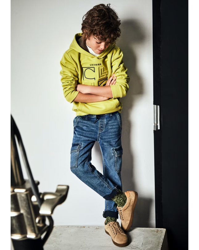 Kids Atelier- Mayoral- Boy Denim Cargos