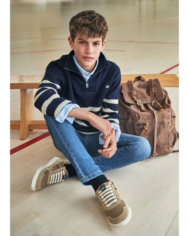 Kids Atelier-Mayoral-Boy Fitted Jeans