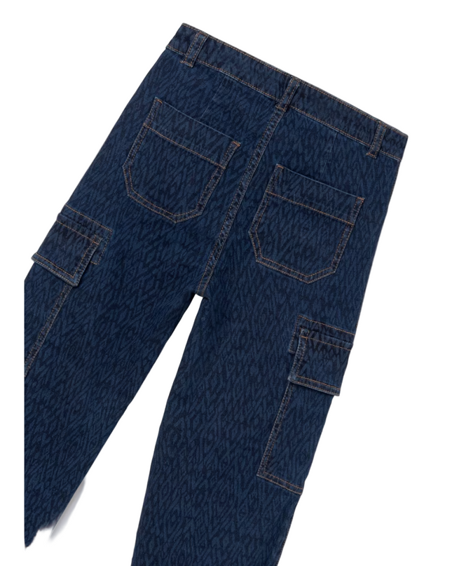 Kids Atelier-Mayoral-Girl's Cargo Jeans