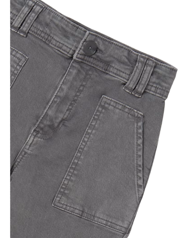Kids Atelier-Mayoral-Girl Flared Twill Trousers