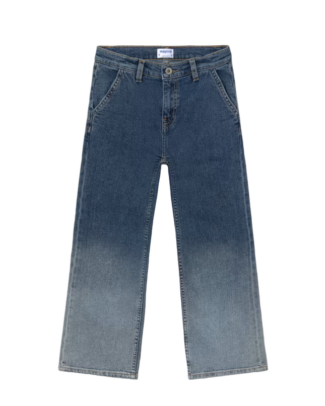 Kids Atelier-Mayoral-Gardient Jeans For Teenage Girls
