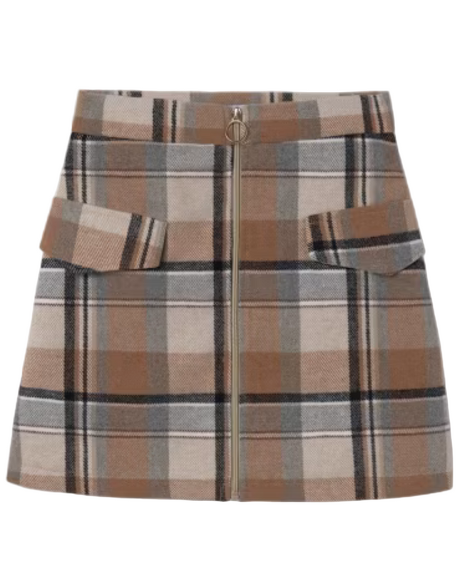 Kids telier-Mayoral-Girl Plaid Skirt