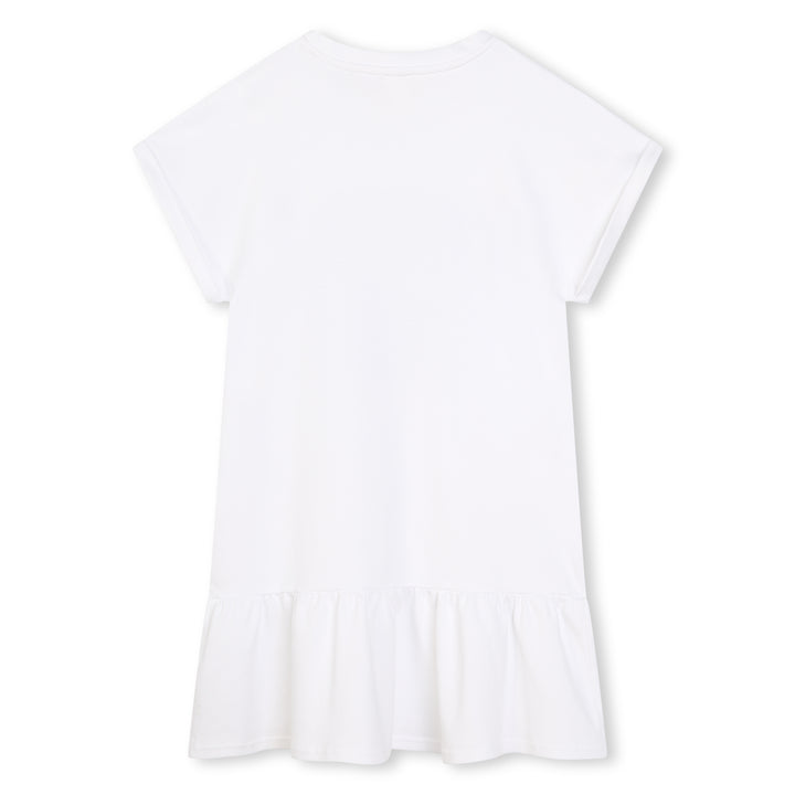 Givenchy-H30286-10P-KG-WHITE-SHORT SLEEVED DRESS