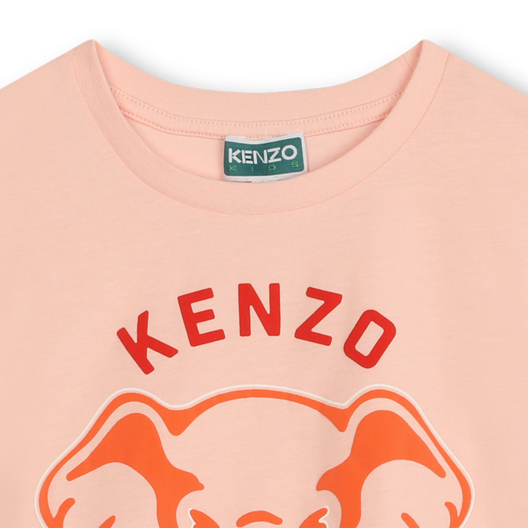 KENZO-K60261-46T-KG-VEILED PINK-SHORT SLEEVES TEE-SHIRT