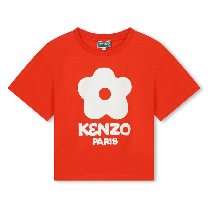 KENZO-K60254-99A-KG-BRIGHT RED-SHORT SLEEVES TEE-SHIRT