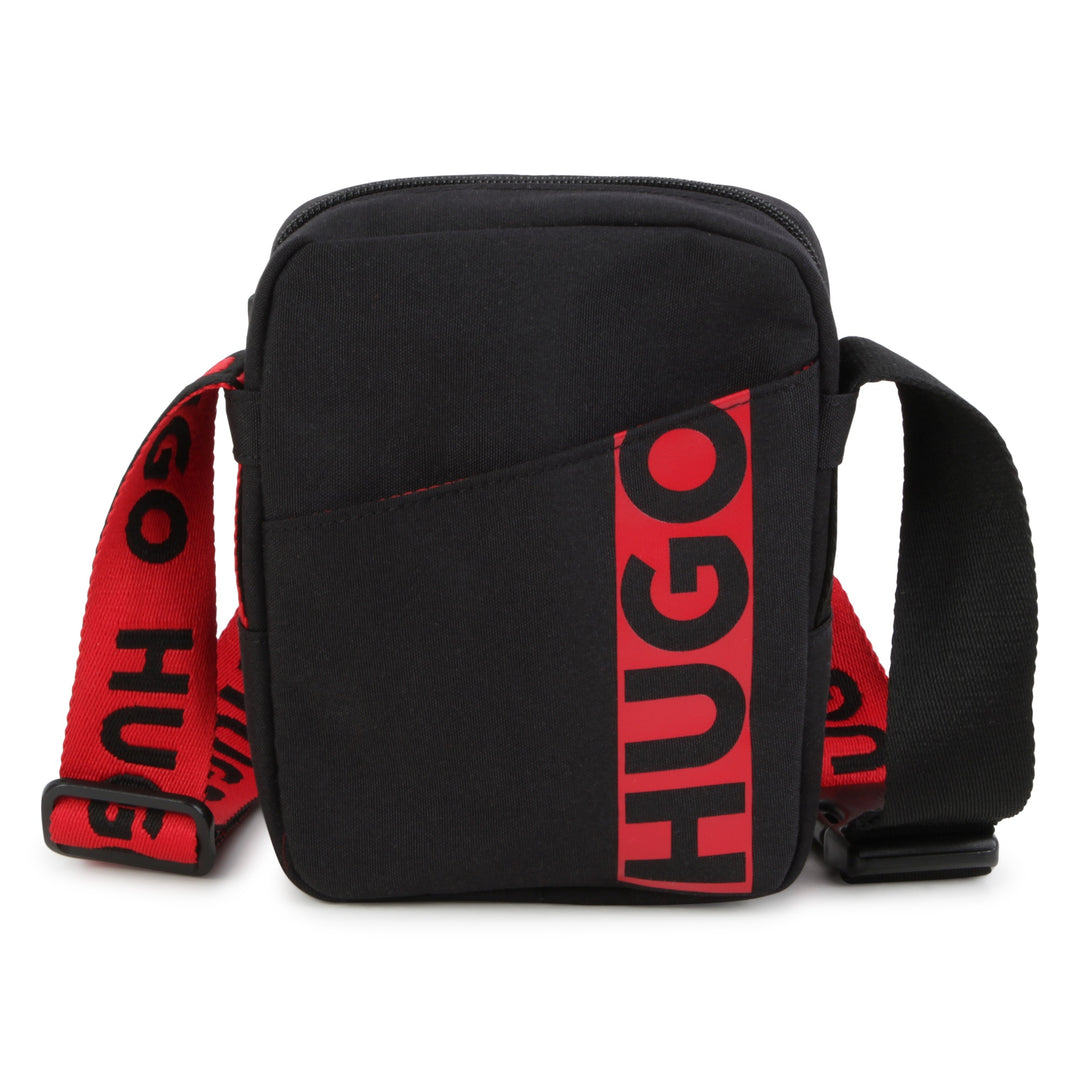 hugo-g00107-09b-Black Logo Bag