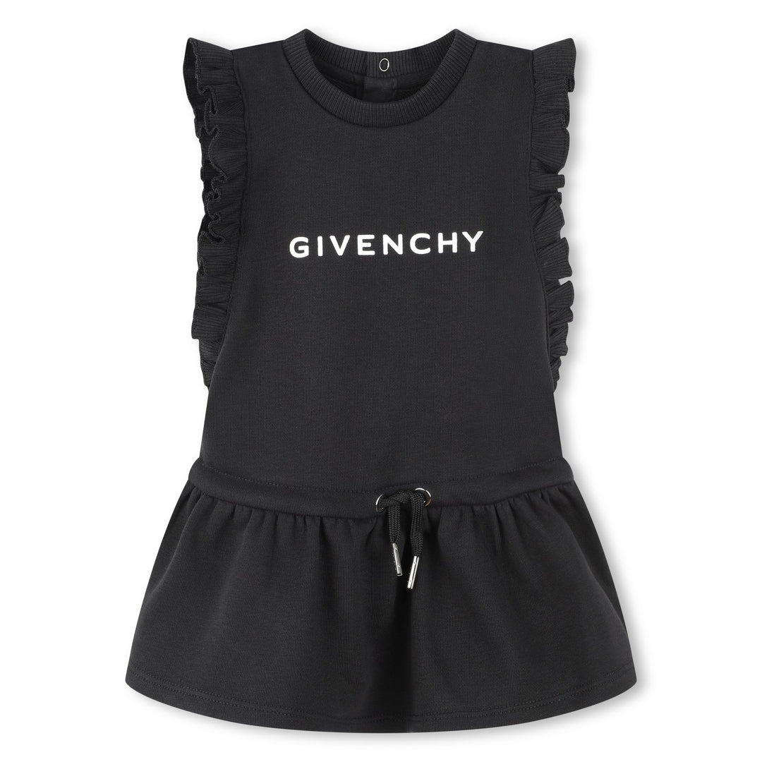 Givenchy-H30190-09B-BG-BLACK-SHORT SLEEVED DRESS