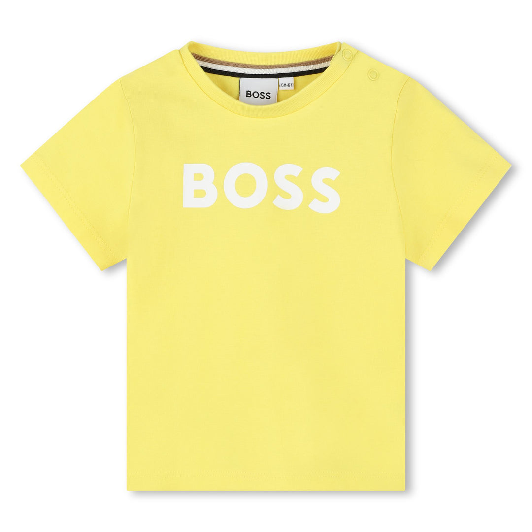 boss-j50601-508-bb-Yellow Logo T-Shirt