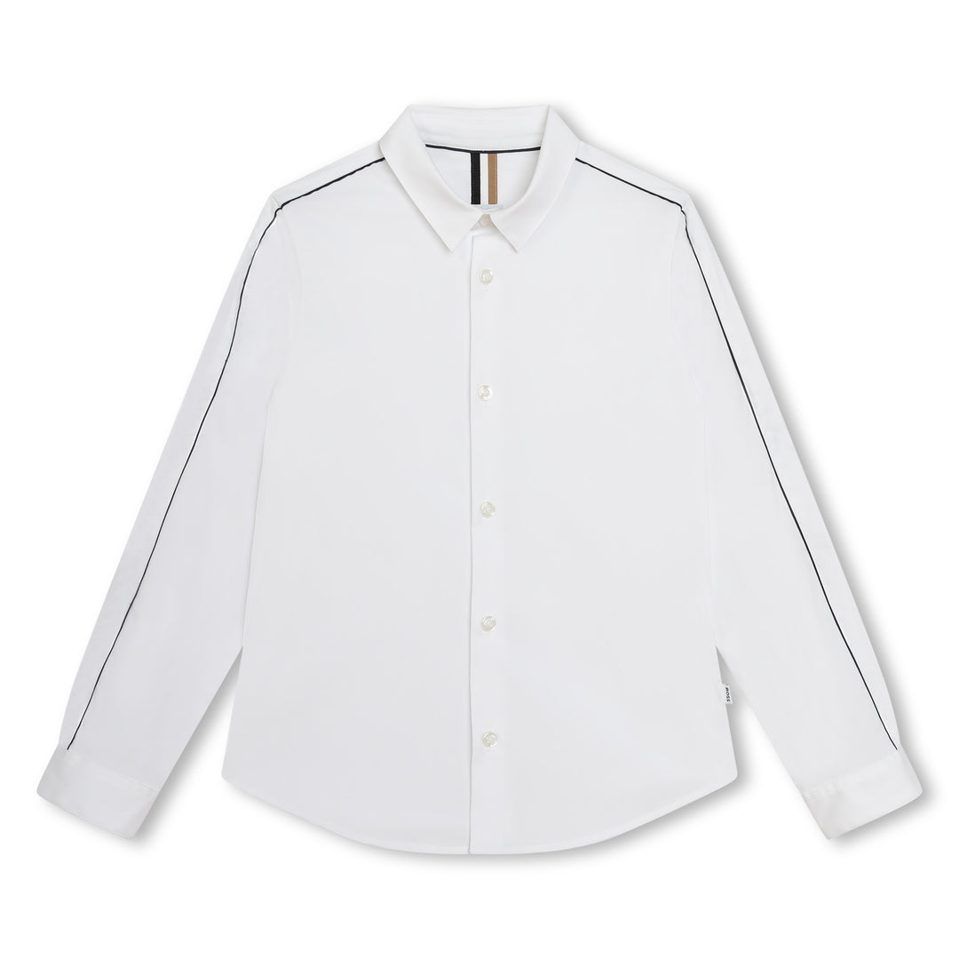 boss-j50697-10p-kb-White Long Sleeves Shirt