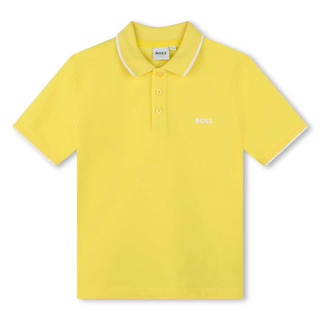 boss-j50704-508-kb-Yellow Logo Polo