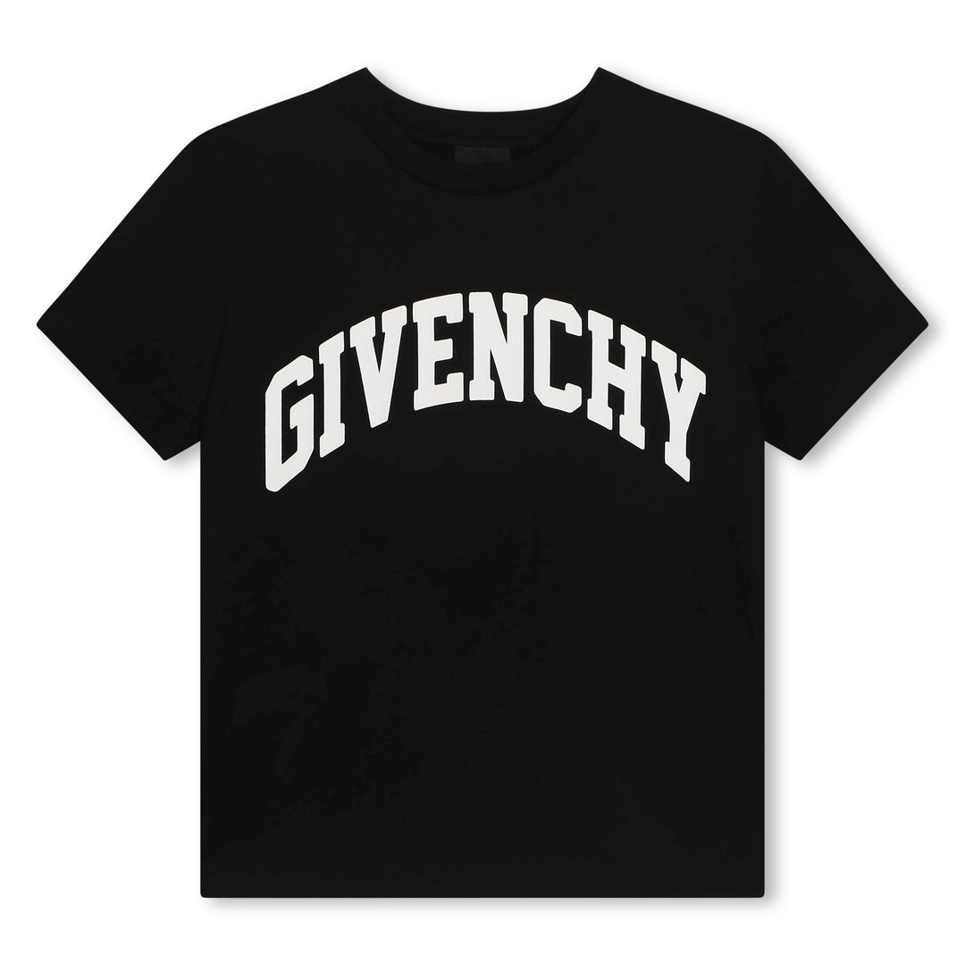 Givenchy-H30160-09B-KB-BLACK-SHORT SLEEVES TEE-SHIRT