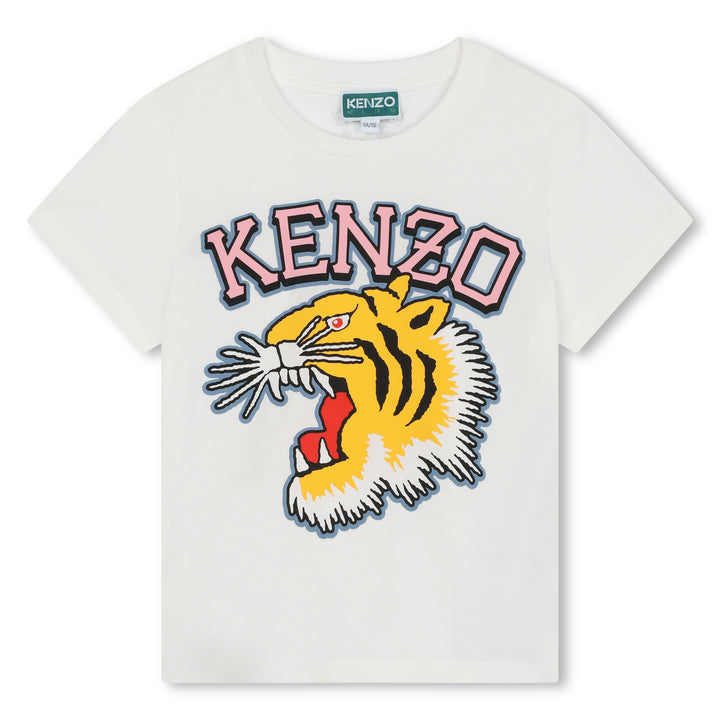 KENZO-K60264-12P-KG-IVORY-SHORT SLEEVES TEE-SHIRT