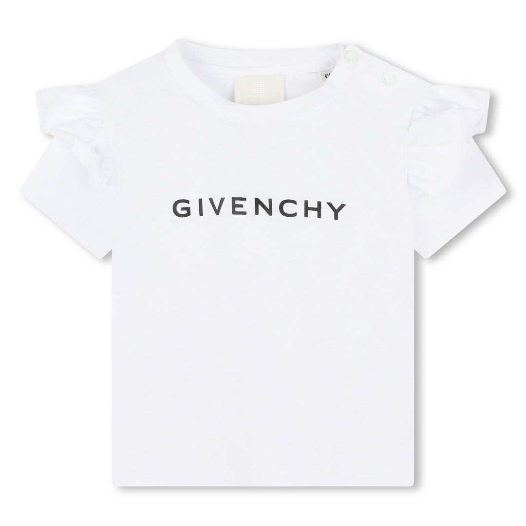 Givenchy-H30196-10P-BG-WHITE-SHORT SLEEVES TEE-SHIRT
