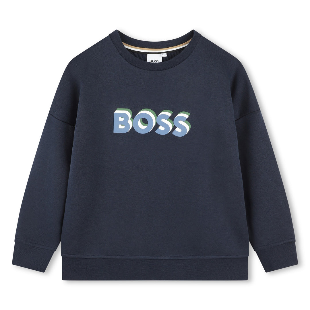 boss-j50717-849-kb-Navy Logo Sweatshirt