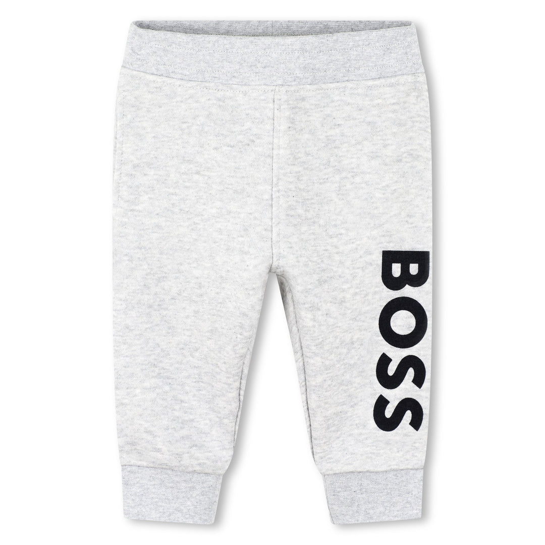 boss-j50573-a32-bb-Gray Logo Sweatpants