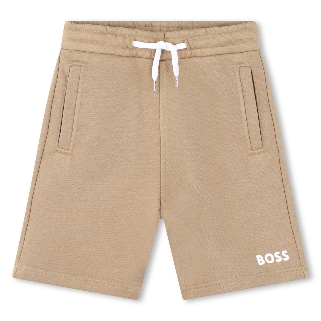 boss-j50680-269-kb-Brown Logo Shorts