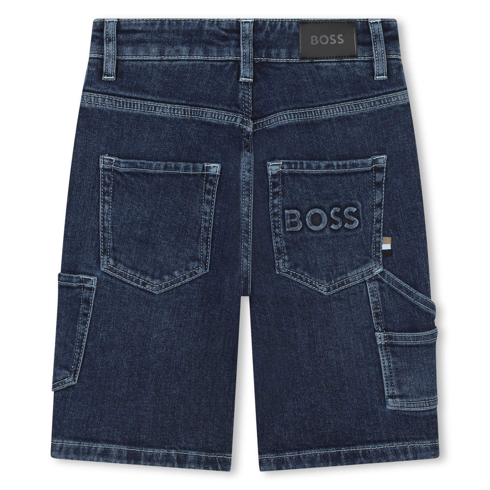 boss-j50990-z07-kb-Blue Denim Shorts