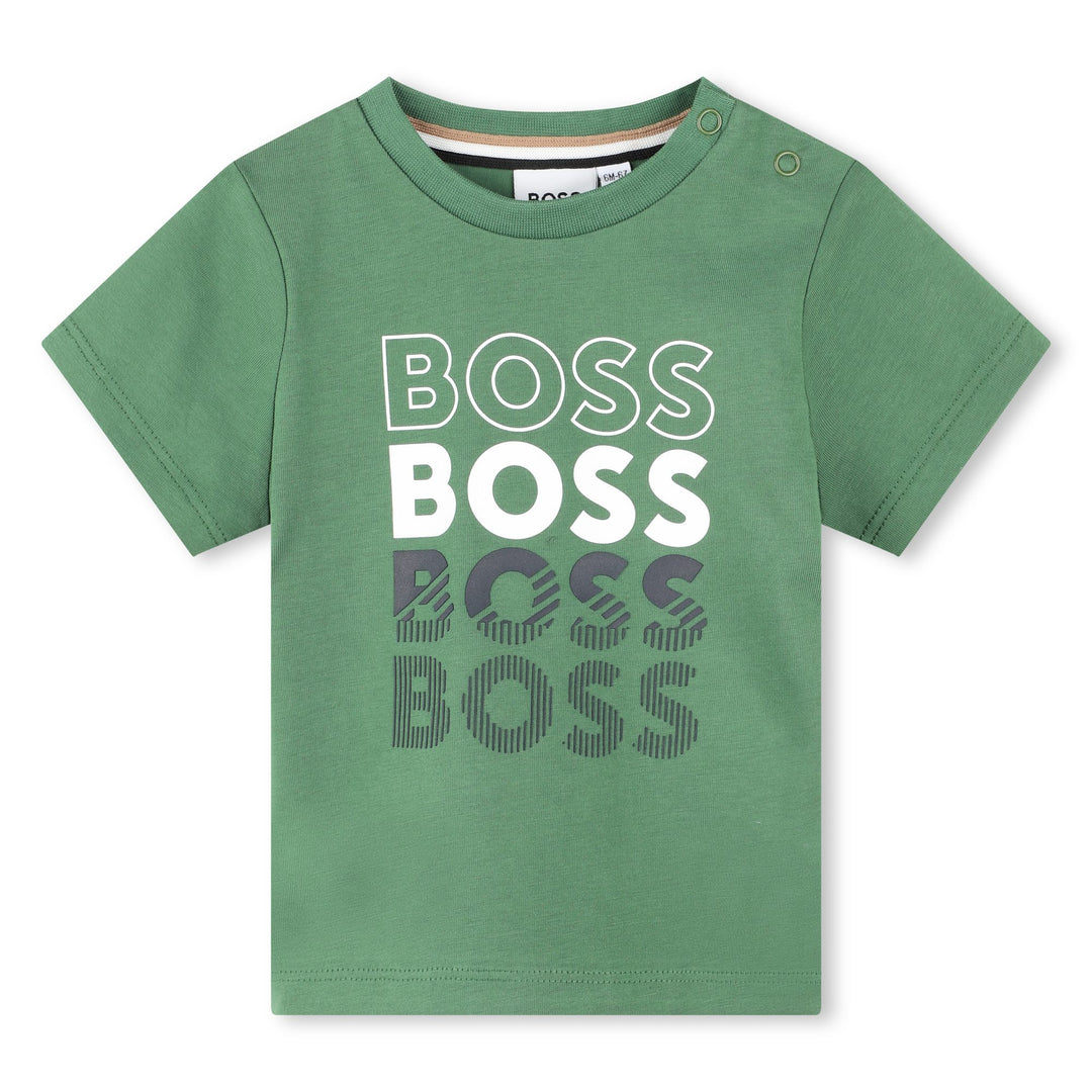 boss-j50617-651-bb-Green Logo T-Shirt