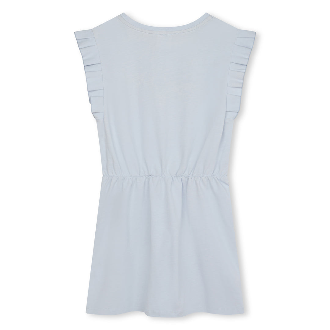 givenchy-h30046-771-kg-Pale Blue Flounced Dress
