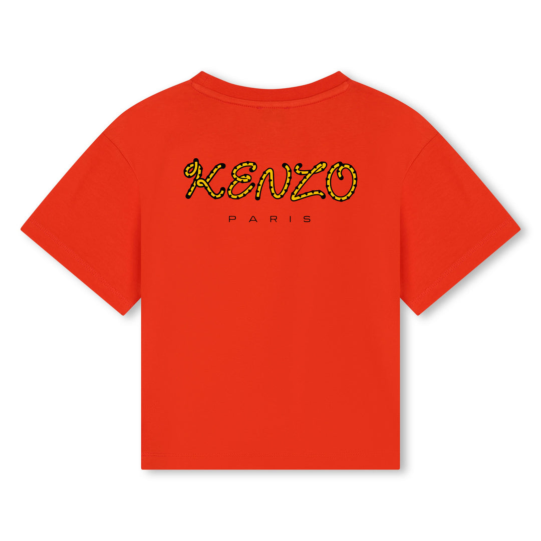 KENZO-K60250-99A-KU-BRIGHT RED-SHORT SLEEVES TEE-SHIRT