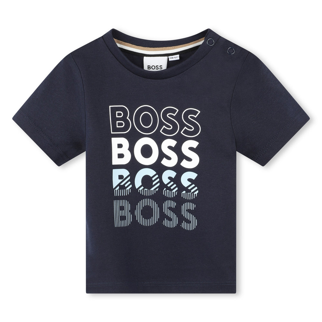 boss-j50617-849-bb-Navy Logo T-Shirt