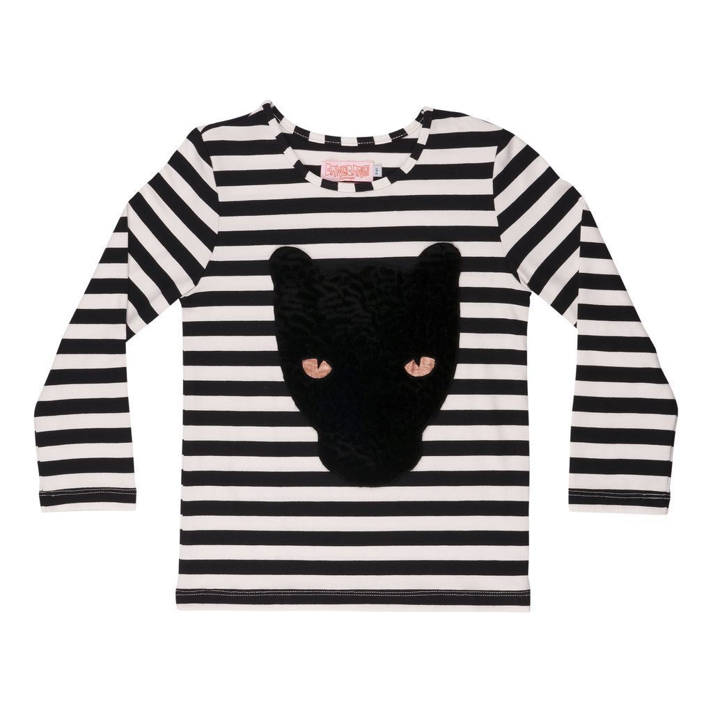 BangBang Copenhagen Panther Striped T-Shirt-Shirts-BangBang Copenhagen-kids atelier