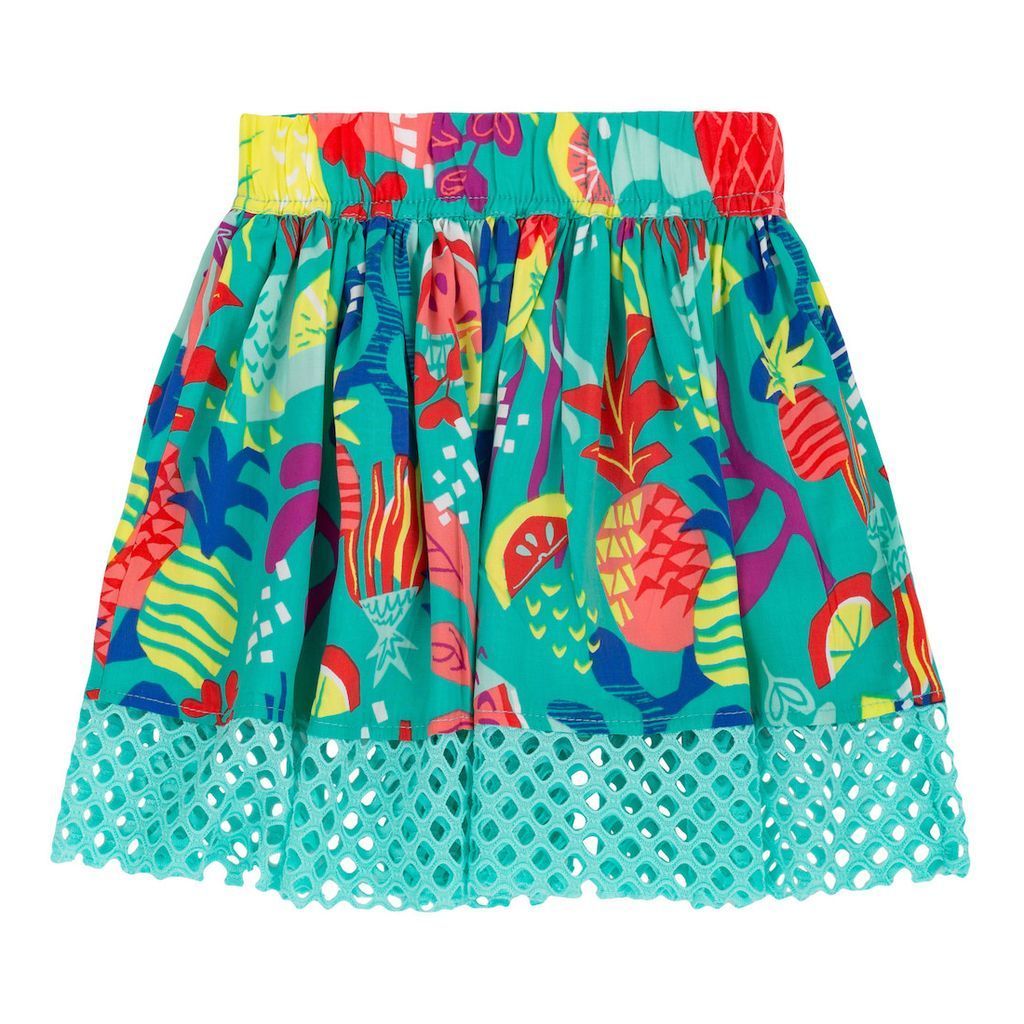 Deux Par Deux Fruit Cut Outs Skirt-Skirts-Deux Par Deux-kids atelier